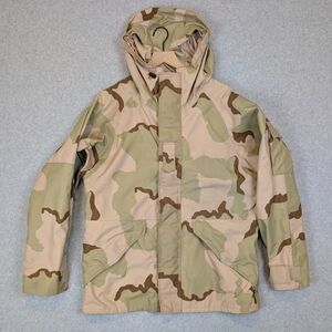 Military ECWCS Cold Weather Parka Medium Regular Desert Camo Gore Tex USGI